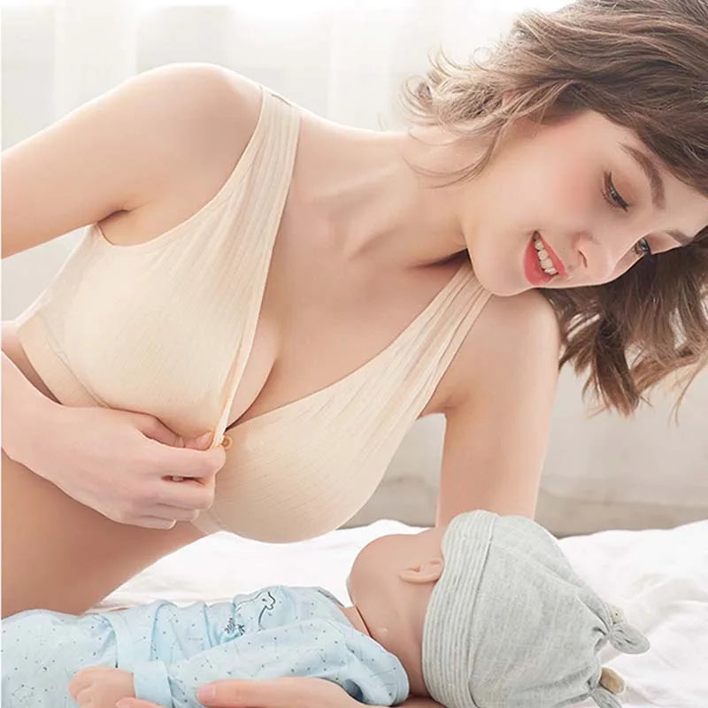 Wire-Free Maternity Bras for Breastfeeding Moms - Tiny Toes